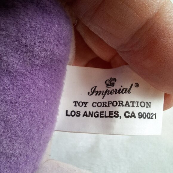 Vintage Imperial Toy Corporation ALPHIE the BOOK WORM 8" Plush Stuffed Animal LA - Picture 6 of 8